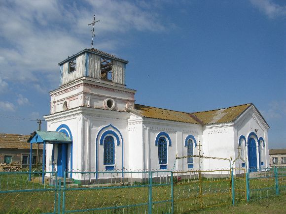 Храм Александра Невского с. Строгановка