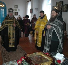 Посещение с иконой «Мати Молебница» с. Строгановка