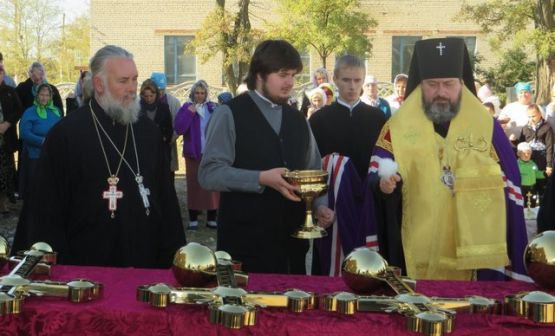 Архиерейское богослужение в Чаплинке