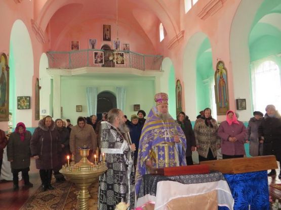 Литургия Преждеосвященных Даров в с. Преображенка