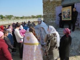 Божественная литургия в с. Надеждовка