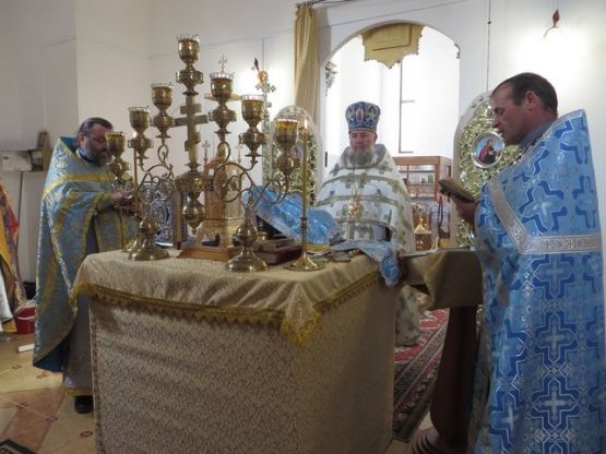 Икона Божией Матери «Путеводительница Тихвинская» в Чаплинке