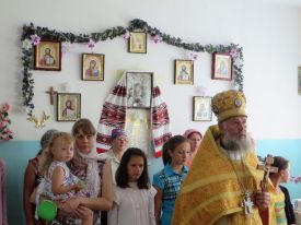 Богослужение в храме святого апостола и евангелиста Марка с. Маркеево