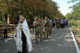 Священники благочиния совершили отпевание офицера, погибшего на востоке нашей страны