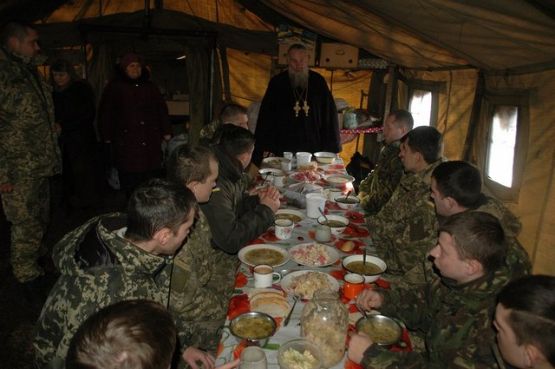 Поздравление военнослужащих с Рождеством Христовым