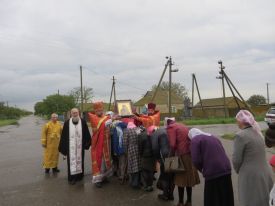 Божественная литургия с. Красная Поляна