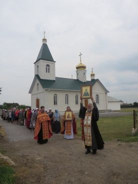 Божественная литургия в с. Надеждовка