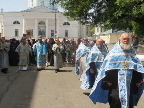 Крестный ход с Касперовской иконой Божией Матери 