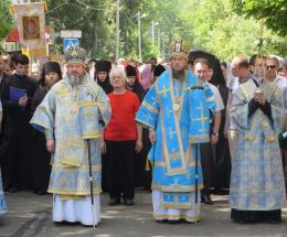 Крестный ход с Касперовской иконой Божией Матери 