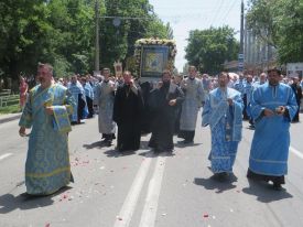 Крестный ход с Касперовской иконой Божией Матери 