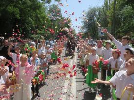 Крестный ход с Касперовской иконой Божией Матери 