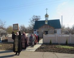 Литургия Преждеосвященных Даров в храме Воздвижения Креста Господня с. Крестовка