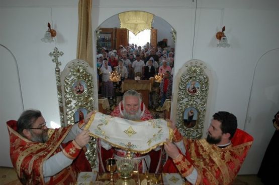 Божественная литургия в Иоанно-Предтеченском храме