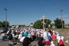 Традиционный Крестный ход из Чаплинки в Асканию-Нова