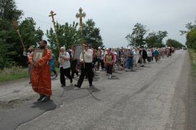 Традиционный Крестный ход из Чаплинки в Асканию-Нова