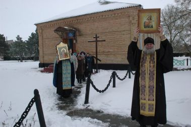 Посещение приходов с иконами Божией Матери