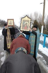 Посещение приходов с иконами Божией Матери