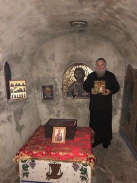 Освящение иконы вмч Иоанна Сочавского