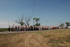 Традиционный Крестный ход из Чаплинки в Асканию-Нова