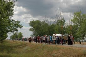 Традиционный Крестный ход из Чаплинки в Асканию-Нова