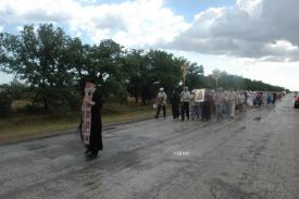 Традиционный Крестный ход из Чаплинки в Асканию-Нова