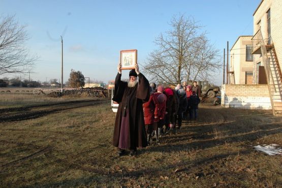 Великое освящение воды в с. Маркеево