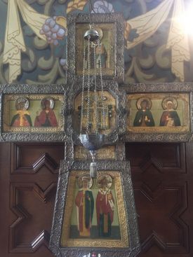 Освящение в Венеции икон для нашего храма
