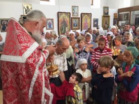 Божественная литургия в Иоанно-Предтеченском храме