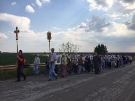 Традиционный Крестный ход из Чаплинки в Асканию-Нова