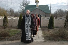 Литургия Преждеосвященных Даров в храме Воздвижения Креста Господня с. Крестовка