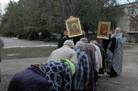 Литургия Преждеосвященных Даров в храме Воздвижения Креста Господня с. Крестовка