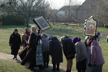 Посещение приходов с иконами Божией Матери