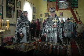 Литургия Преждеосвященных Даров в с. Магдалиновка