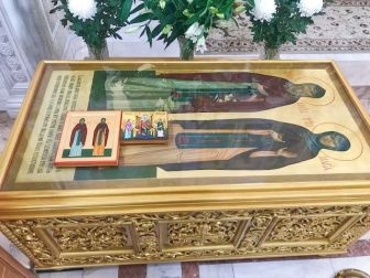 Освящение и приобретение икон для нашего храма