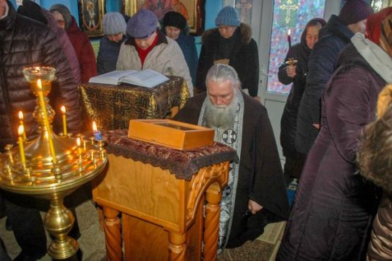 Чтение третьей части Великого покаянного канона преподобного Андрея Критского