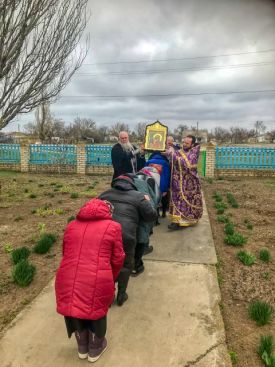 Божественная литургия в с. Скадовка