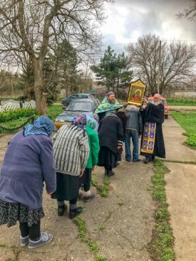 Божественная литургия в с. Ивановка