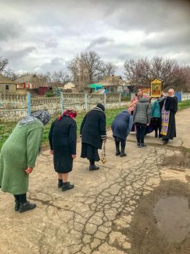 Божественная литургия в с. Ивановка