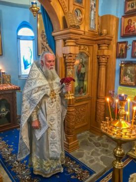 Богослужение в праздник Преполовения Пятидесятницы