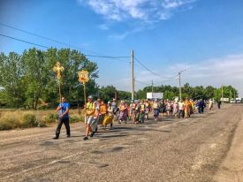 Традиционный Крестный ход из Чаплинки в Асканию-Нова