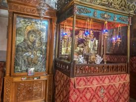 Наш настоятель на Святой Земле