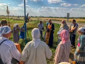 Традиционный Крестный ход из Чаплинки в Асканию-Нова