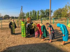 Храмовый праздник в с. Строгановка в день 30-летия возобновления богослужений