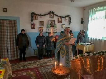 Божественная литургия в с. Маркеево