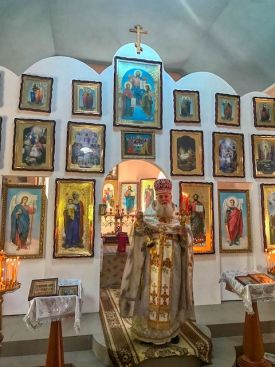 Божественная литургия в с. Надеждовка