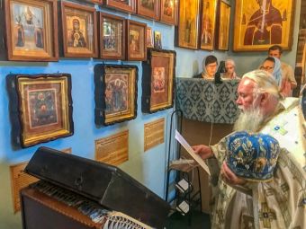 Божественная литургия в день обретения чудотворной иконы Божией Матери «Мати Молебница»