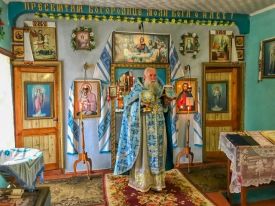 Божественная литургия в с. Хлебодаровка