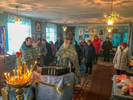 Божественная Литургия в с. Скадовка