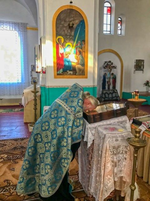 Божественная Литургия в с. Скадовка