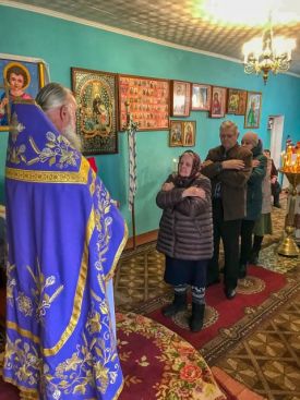 Божественная литургия в с. Хлебодаровка